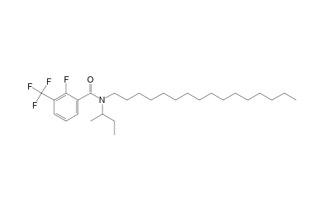 Benzamide, 2-fluoro-3-trifluoromethyl-N-(2-butyl)-N-hexadecyl-