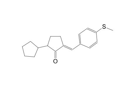 (E)-3-(4-(methylthio)benzylidene)-[1,1'-bi(cyclopentan)]-2-one