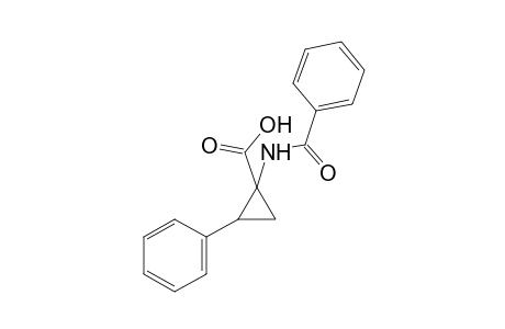 1-benzamido-2-phenylcyclopropanecarboxylic acid