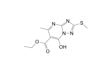 [1,2,4]triazolo[1,5-a]pyrimidine-6-carboxylic acid, 7-hydroxy-5-methyl-2-(methylthio)-, ethyl ester