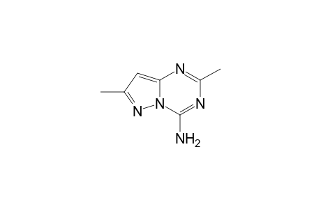 4-Amino-2,7-dimethyl-pyrazolo(1,5-A)-1,3,5-triazine