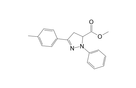 Methyl 1-phenyl-3-(p-tolyl)-2-pyrazoline-5-carboxylate