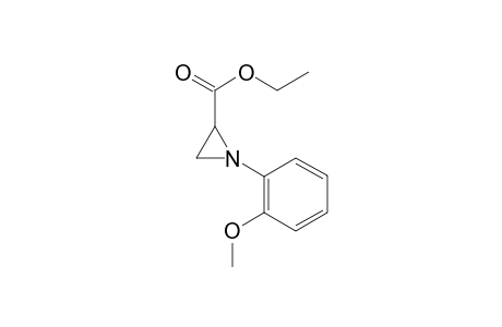 1-(2-Methoxy-phenyl)-aziridine-2-carboxylic acid ethyl ester