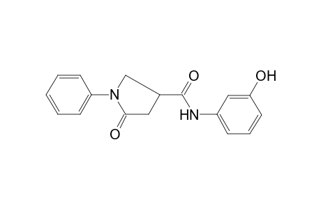 Pyrrolidine-3-carboxamide, N-(3-hydroxyphenyl)-5-oxo-1-phenyl-