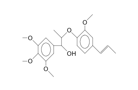 (+/-)-THREO-1-(3,4,5-TRIMETHOXYPHENYL)-2-(2'-METHOXY-4'-(E)-PROPENYLPHENOXY)-PROPAN-1-OL;SURENAMESIN