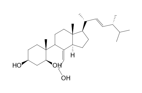 (7Z,22E,24R)-24-Methyl-5,6-seco-cholest-7,22-diene-3.beta.,5.beta.,6-triol