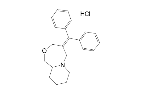 4-(diphenylmethylene)-3,4,5,7,8,9,10,10a-octahydro-1H-pyrido[2,1-c][1,4]oxazepine, hydrochloride