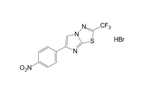 6-(p-nitrophenyl)-2-(trifluoromethyl)imidazo[2,1-b]-1,3,4-thiadiazole, monohydrobromide