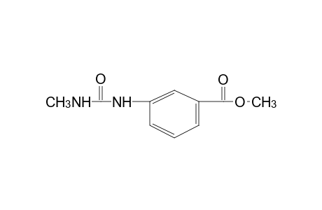 m-(3-methylureido)benzoic acid, methyl ester
