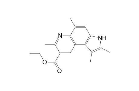 3H-pyrrolo[3,2-f]quinoline-8-carboxylic acid, 1,2,5,7-tetramethyl-,ethyl ester