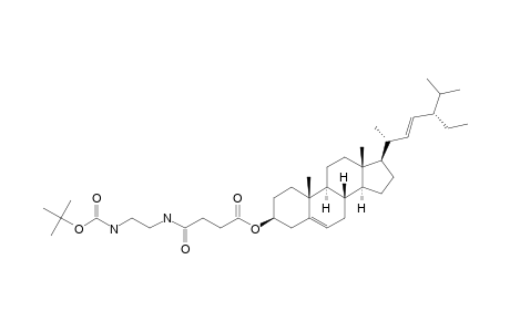 (3-BETA,22E)-STIGMASTA-5,22-DIEN-3-YL-4-[2-(TERT.-BUTOXYCARBONYLAMINO)-ETHYLAMINO]-4-OXO-BUTANOATE