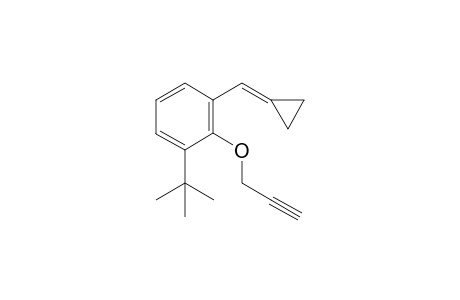 1-tert-butyl-3-(cyclopropylidenemethyl)-2-prop-2-ynoxy-benzene