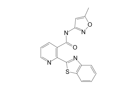 3-Pyridinecarboxamide, 2-(1,3-benzothiazol-2-yl)-N-(5-methyl-3-isoxazolyl)-