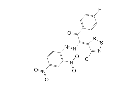 2-(4-Chloro-5H-1,2,3-dithiazol-5-ylidene)-2-[(2,4-dinitrophenyl)diazenyl]-1-(4-fluorophenyl)ethanone