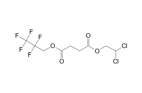 Succinic acid, 2,2-dichloroethyl 2,2,3,3,3-pentafluoropropyl ester