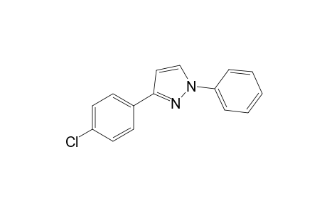 1H-Pyrazole, 3-(4-chlorophenyl)-1-phenyl-