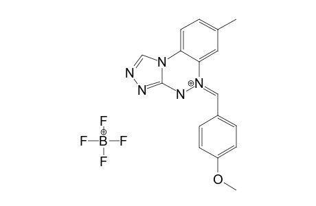 (5Z)-5-(4-METHOXYBENZYLIDENE)-7-METHYL-4,5-DIHYDRO-[1,2,4]-TRIAZOLO-[3,4-C]-[1,2,4]-BENZOTRIAZIN-5-IUM-TETRAFLUOROBORATE