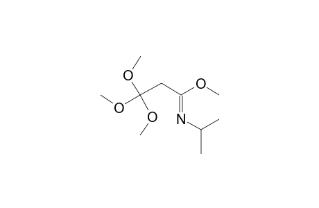 Methyl N-isopropyl-3,3,3-trimethoxypropanimidate