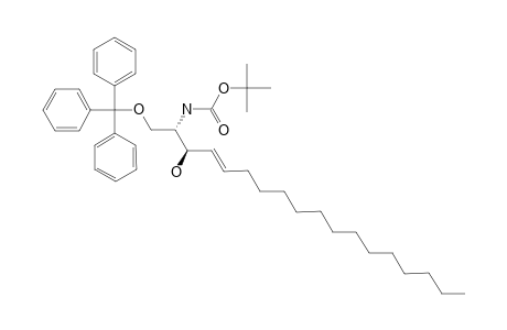 (+)-TERT.-BUTYL-[[1S,2R,(3E)]-1-[(TRITYLOXY)-METHYL]-HEPTADEC-3-EN-1-YL]-CARBAMATE