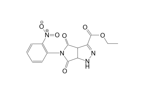 ethyl 5-(2-nitrophenyl)-4,6-dioxo-1,3a,4,5,6,6a-hexahydropyrrolo[3,4-c]pyrazole-3-carboxylate