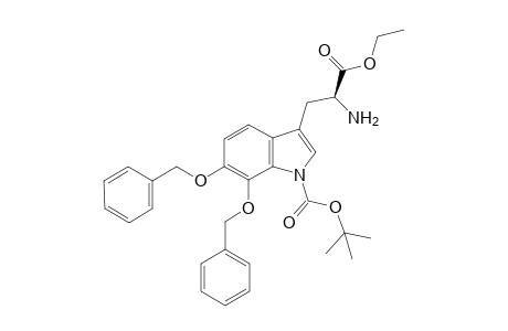 (S)-6,7-Bis(benzyloxy)-1-(tert-butyloxycarbonyl)tryptophan Ethyl Ester