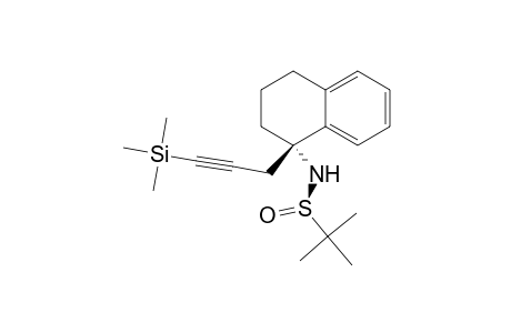 (1S,RS)-N-(tert-Butylsulfinyl)-1-[3-(trimethylsilyl)prop-2-yn-1-yl]-1,2,3,4-tetrahydronaphthalen-1-amine