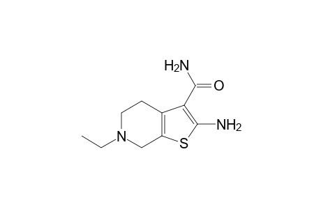 Thieno[2,3-c]pyridine-3-carboxamide, 4,5,6,7-tetrahydro-2-amino-6-ethyl-