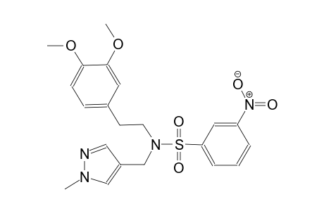 benzenesulfonamide, N-[2-(3,4-dimethoxyphenyl)ethyl]-N-[(1-methyl-1H-pyrazol-4-yl)methyl]-3-nitro-