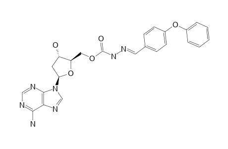 5'-[3''-(PARA-PHENOXYPHENYLIDEN)-CARBAZOYL]-2'-DEOXYADENOSINE