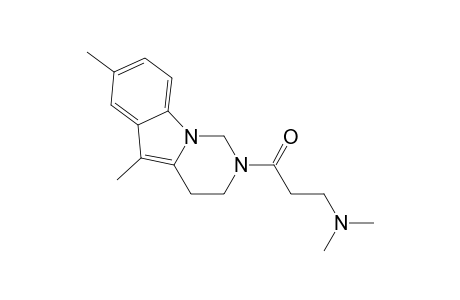 3-(5,7-Dimethyl-3,4-dihydropyrimido[1,6-a]indol-2(1H)-yl)-N,N-dimethyl-3-oxo-1-propanamine