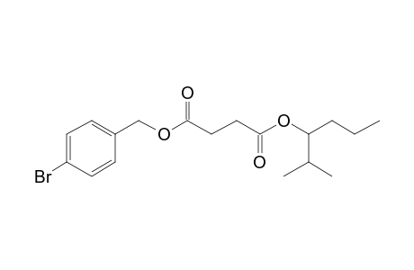 Succinic acid, 4-bromobenzyl 2-methylhex-3-yl ester