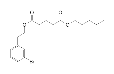 Glutaric acid, 2-(3-bromophenyl)ethyl pentyl ester