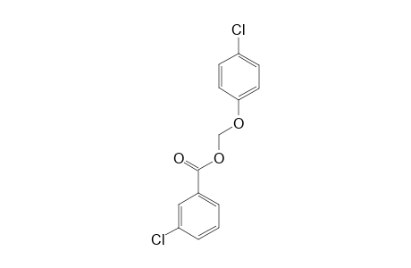(p-chlorophenoxy)methanol, m-chlorobenzoate