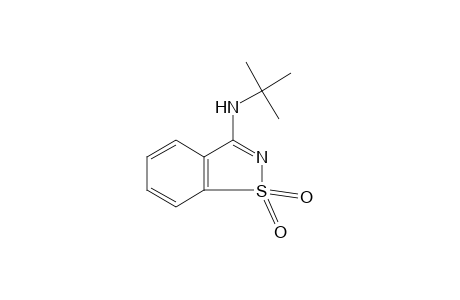 3-(tert-butylamino)-1,2-benzisothiazole, 1,1-dioxide