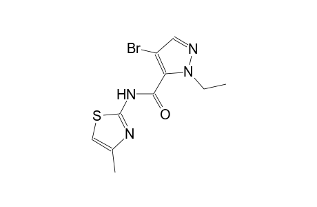 4-bromo-1-ethyl-N-(4-methyl-1,3-thiazol-2-yl)-1H-pyrazole-5-carboxamide