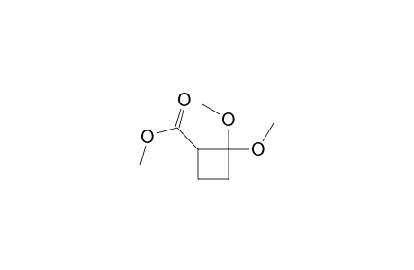 Methyl 2,2-Dimethoxycyclobutanecarboxylate