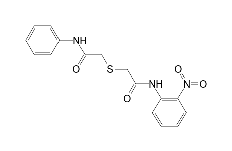 N-(2-Nitro-phenyl)-2-phenylcarbamoylmethylsulfanyl-acetamide
