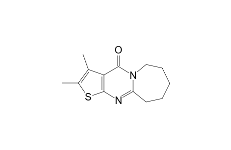 2,3-dimethyl-7,8,9,10-tetrahydrothieno[2',3':4,5]pyrimido[1,2-a]azepin-4(6H)-one