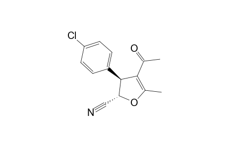 (2S,3R)-4-Acetyl-3-(4-chlorophenyl)-2-cyano-5-methyl-2,3-dihydrofuran
