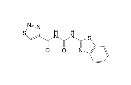 1-(2-benzothiazolyl)-3-[(1,2,3-thiadiazol-4-yl)carbonyl]urea