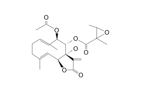 GERMACRA-1(10),4,11(13)-TRIEN-12,6-B-OLIDE,9-B-ACETOXY-8-A-EPOXYANGLOYLOXY-7-A-HYDROXY