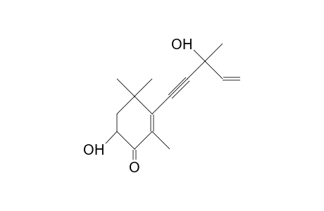 6-Hydroxy-3-(3-hydroxy-3-methyl-4-penten-1-ynyl)-2,4,4-trimethyl-2-cyclohexen-1-one