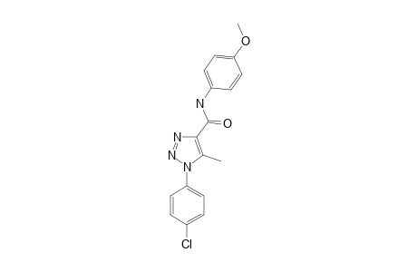 1-(4-Chlorophenyl)-N-(4-methoxyphenyl)-5-methyl-1H-1,2,3-triazole-4-carboxamide