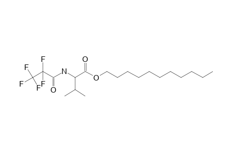 L-Valine, N-pentafluoropropionyl-, undecyl ester