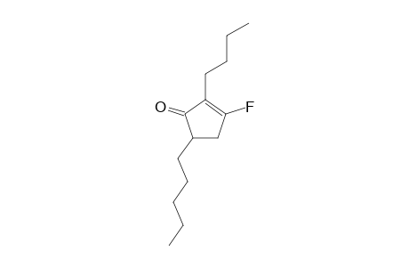 2-BUTYL-3-FLUORO-5-PENTYL-2-CYCLOPENTEN-1-ONE