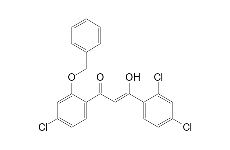 1-(2-BENZYLOXY-4-CHLOROPHENYL)-3-(2,4-DICHLOROPHENYL)-3-HYDROXYPROP-2-EN-1-ONE