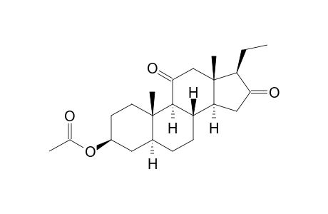 3B-Acetoxy-5A-pregnan-11,16-dione