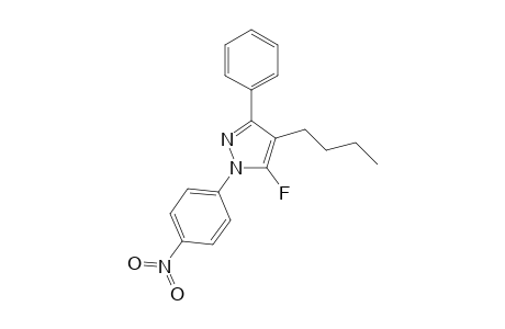 4-BUTYL-5-FLUORO-1-(PARA-NITROPHENYL)-3-PHENYLPYRAZOLE