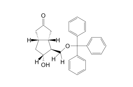 (3aS,4S,5R,6aR)-hexahydro-5-hydroxy-4-[(trityloxy)methyl]-2(1H)-pentalenone