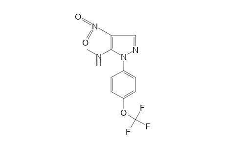 5-(METHYLAMINO)-4-NITRO-1-[p-(TRIFLUOROMETHOXY)PHENYL]PYRAZOLE